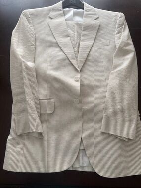 Jos. A. Bank Cream Suit
